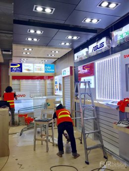 ออกแบบร้าน ตกแต่งร้าน True Partner โลตัส อ.กบินทร์บุรี จ. ปราจีนบุรี